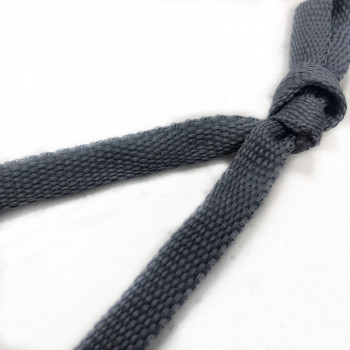 Шнур плоский Цв. серый, п/э